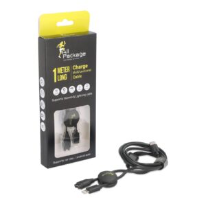 כבל טעינה USB-C ראש מפוצל - לשעון גרמין ולאפל iPhone
